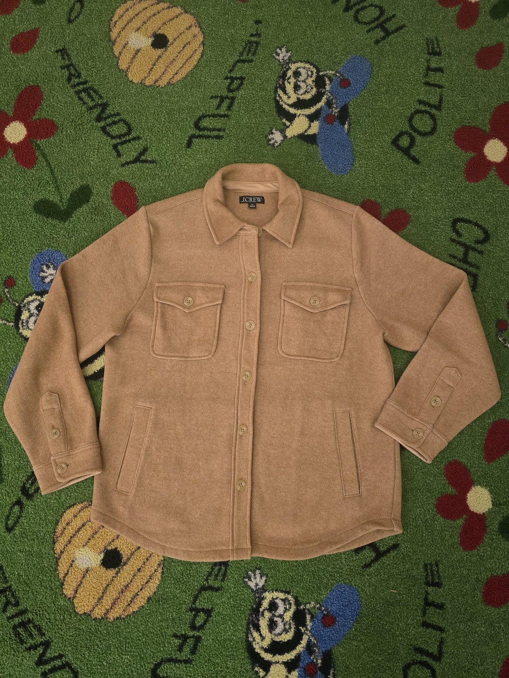 J. Crew Women's Shacket in Camel Size Medium